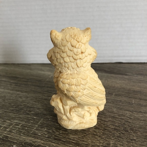 Vtg Italian Owl Sculpture by A. Santini - Picture 6 of 12